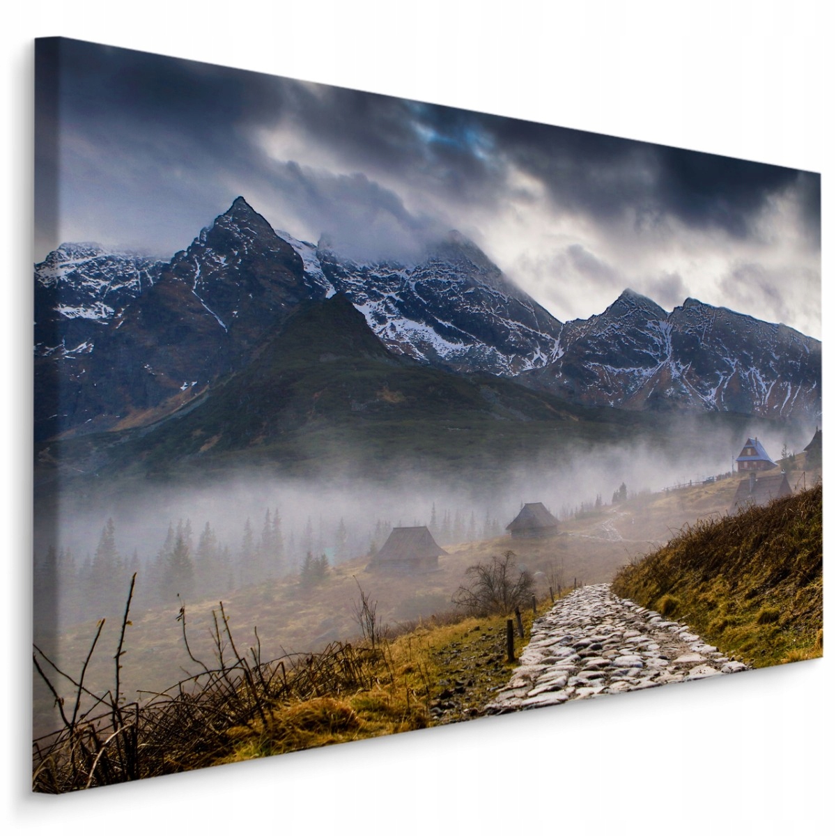 

Obraz Mglisty Krajobraz Górski Natura 3D 120x80