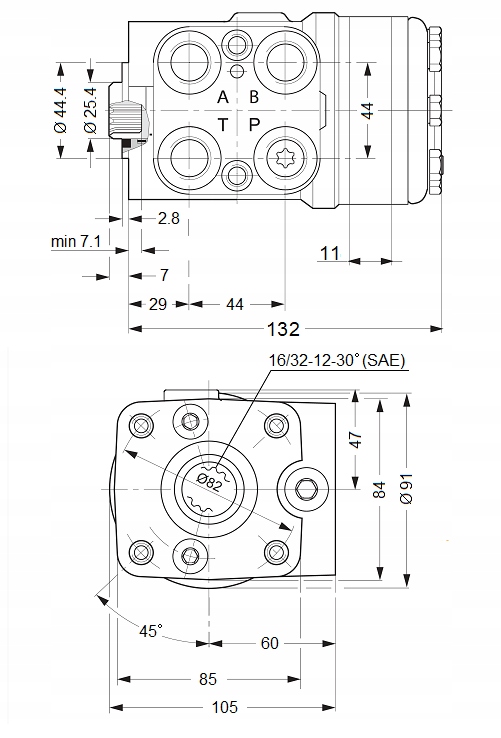 ORBITROL OSPC 80 LS 150 1230 WZMOCNIONY MARKOWY Weight with packaging 7 kg