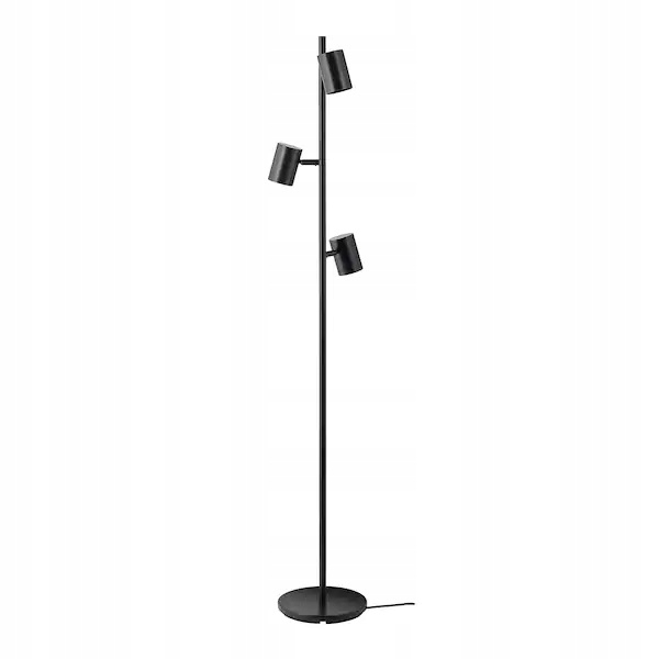 

Ikea Nymane Lampa podłogowa 3 reflektory, antracyt