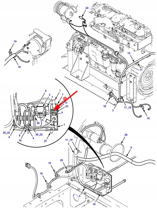 71421704 Bezpiecznik specjalny 30A Marka Massey Ferguson
