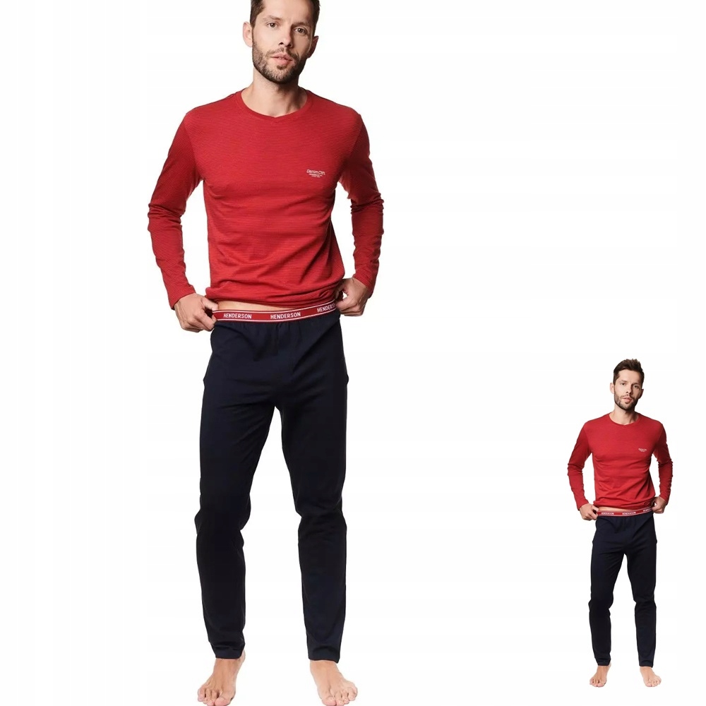 Pánské Pyžamo Henderson Mind 39240 XXL 52 Červená