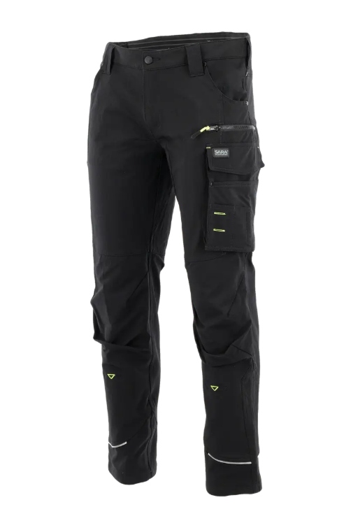 Spodnie Robocze Elastyczne Sara Motionflex Rozciągliwe Do Pasa Rozmiar 56