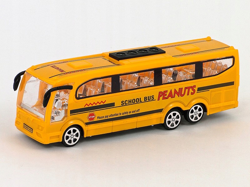 autobus z napędem w kloszu 26x10x7,5cm — 2
