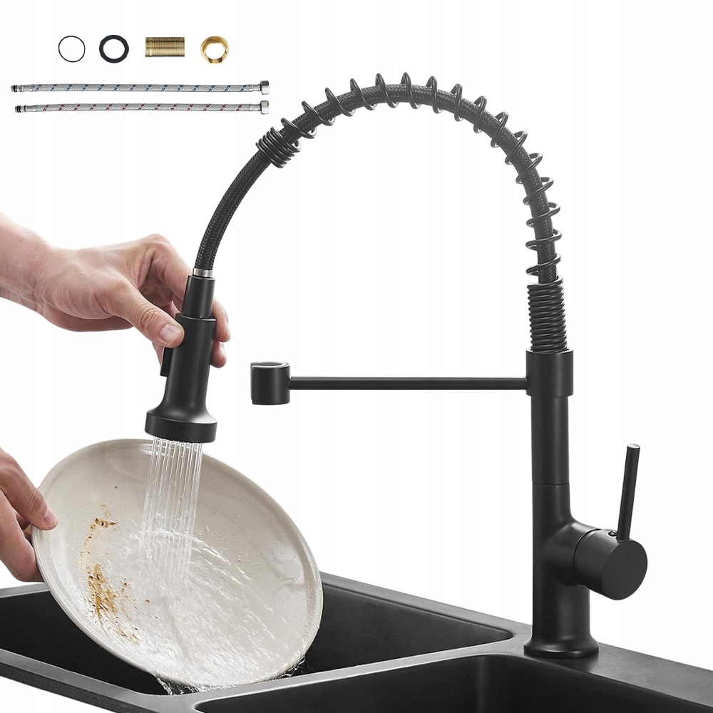 Dřezová Kuchyňská Baterie S Otáčením O 360° Nerezová Ocel