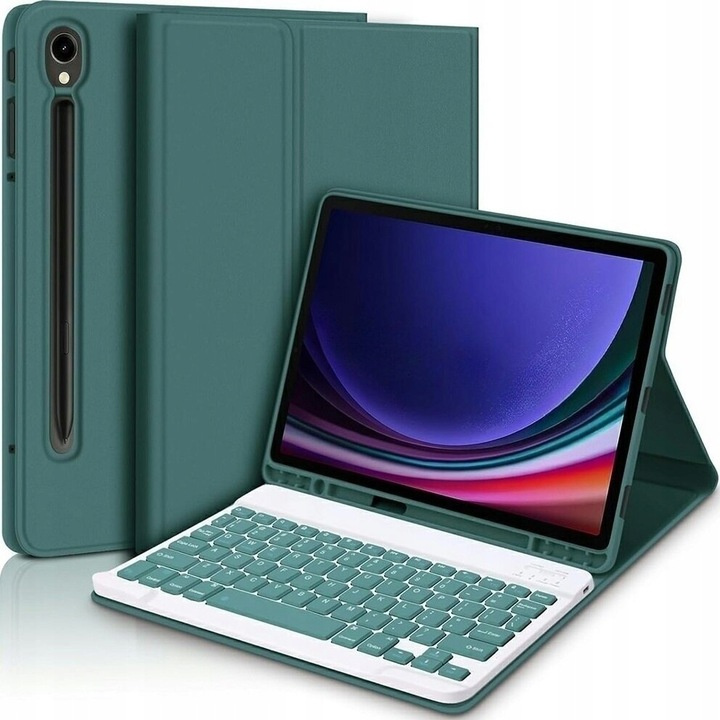 Etui futerał Klawiatura bezprzewodowa do Samsung Galaxy Tab S10 Fe Plus