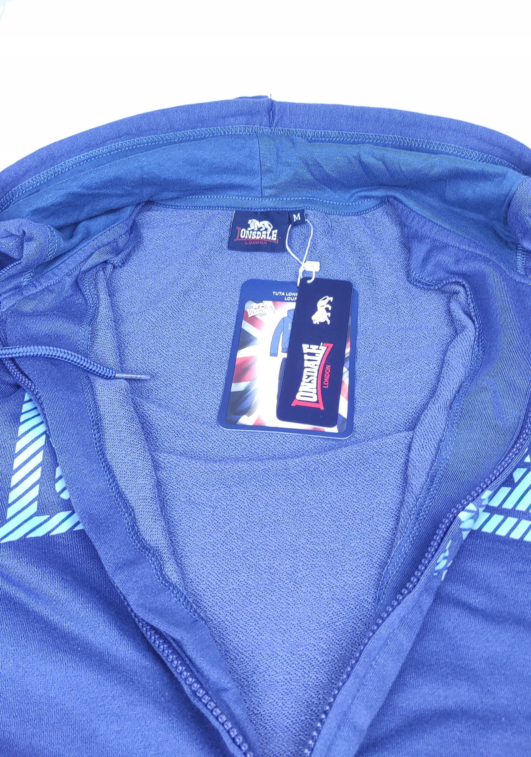 Lonsdale Kompletny dres bluza spodnie bawełna - XL Rozmiar XL