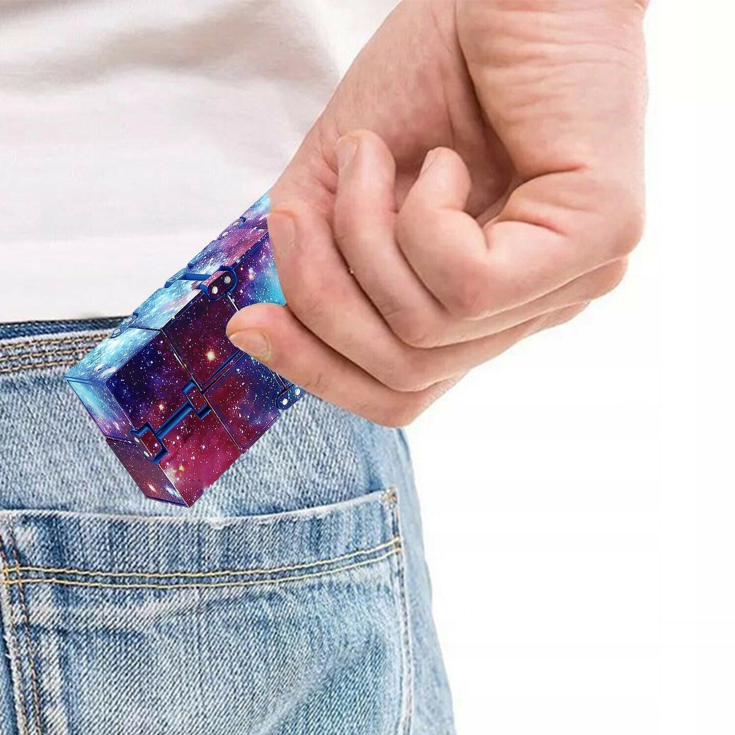 MAGICZNA KOSTKA ANTYSTRESOWA infinity cube FIDGET Bohater brak