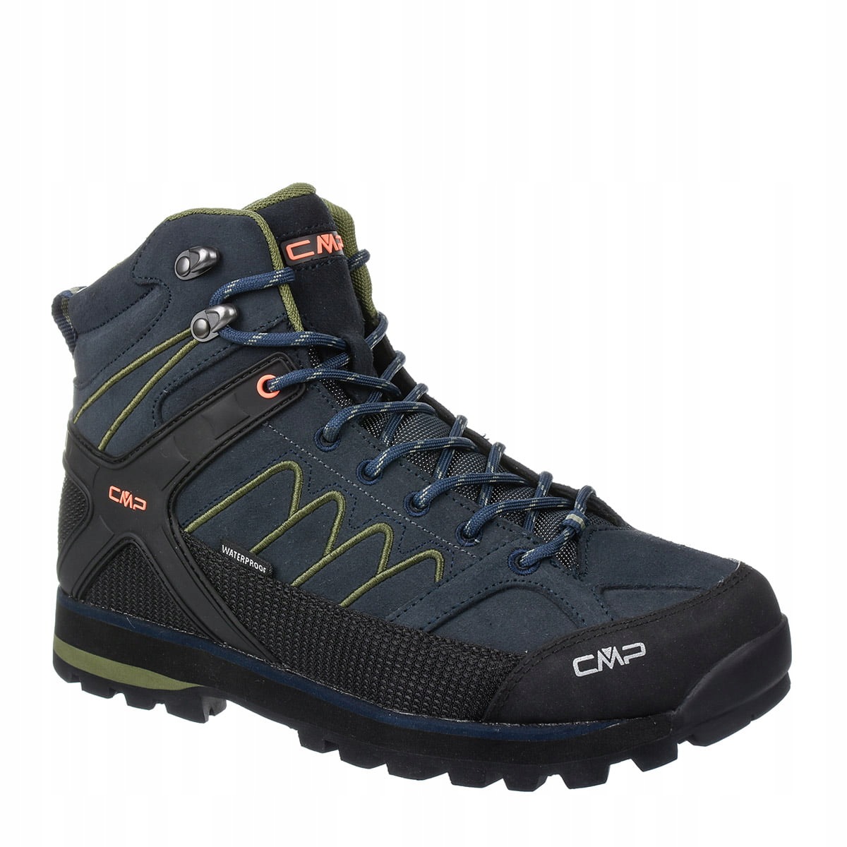 Buty trekkingowe męskie Cmp Moon MID skóra zamszowa wodoodporne stabilne 44