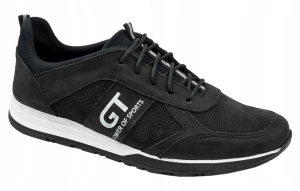 POLBUT BUTY SKÓRZANE CASUAL POLSKIE 2111 CZARNY 45