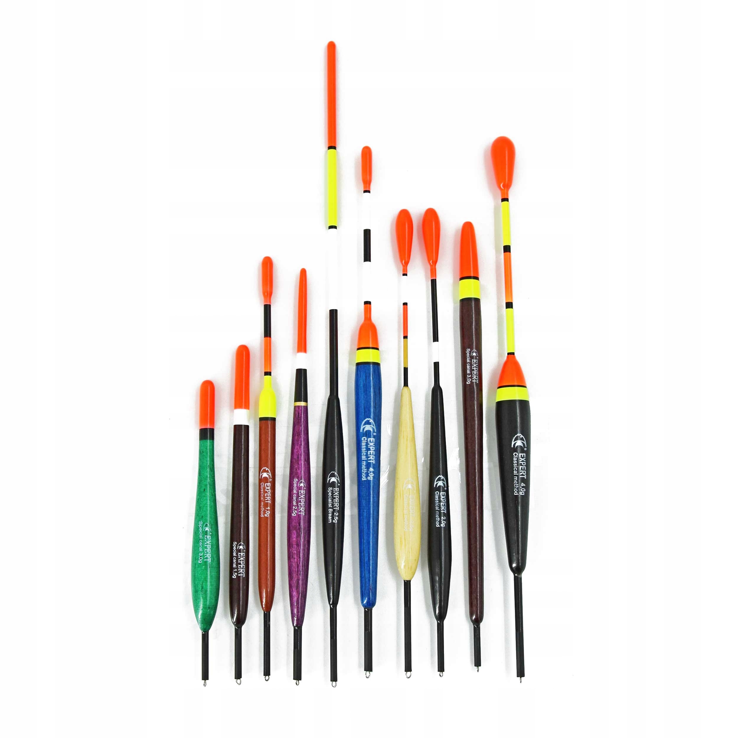 

Spławik Zestaw Spławików Expert 10 sztuk Markowe