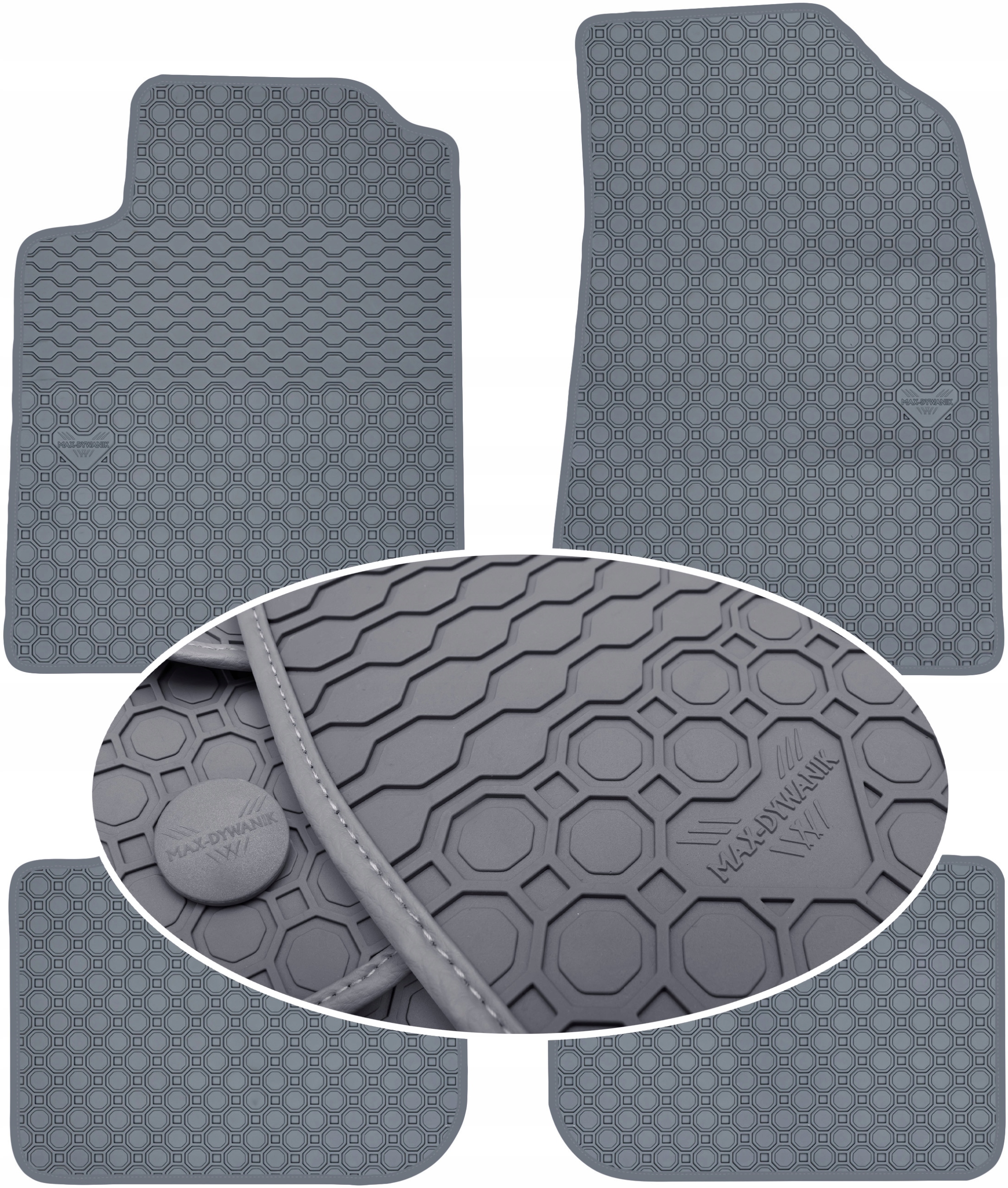 Lancia Delta 2008-2014 Koberce Šedé