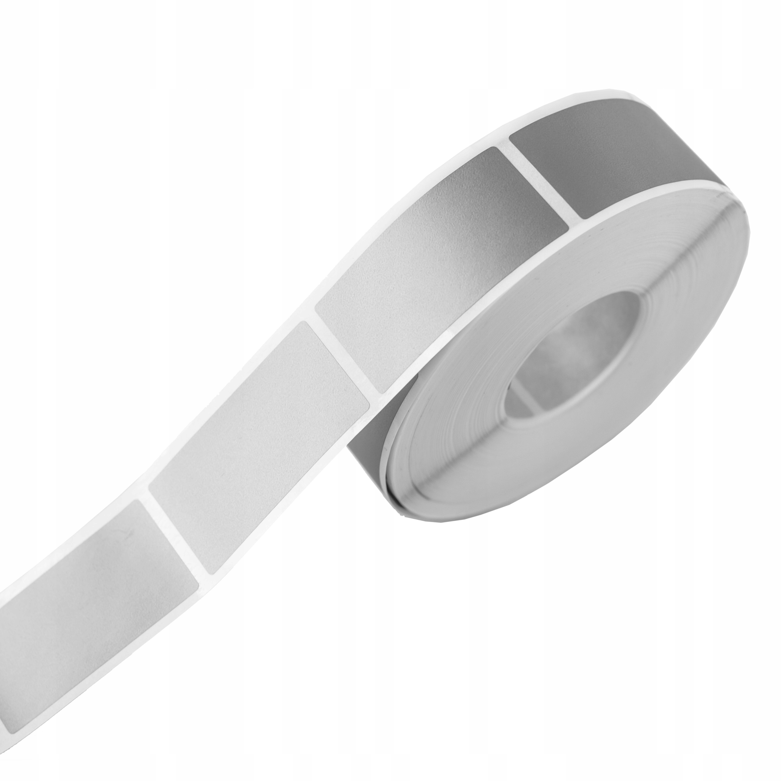

Zdrapki naklejki srebrne prostokątne 25x50mm x10