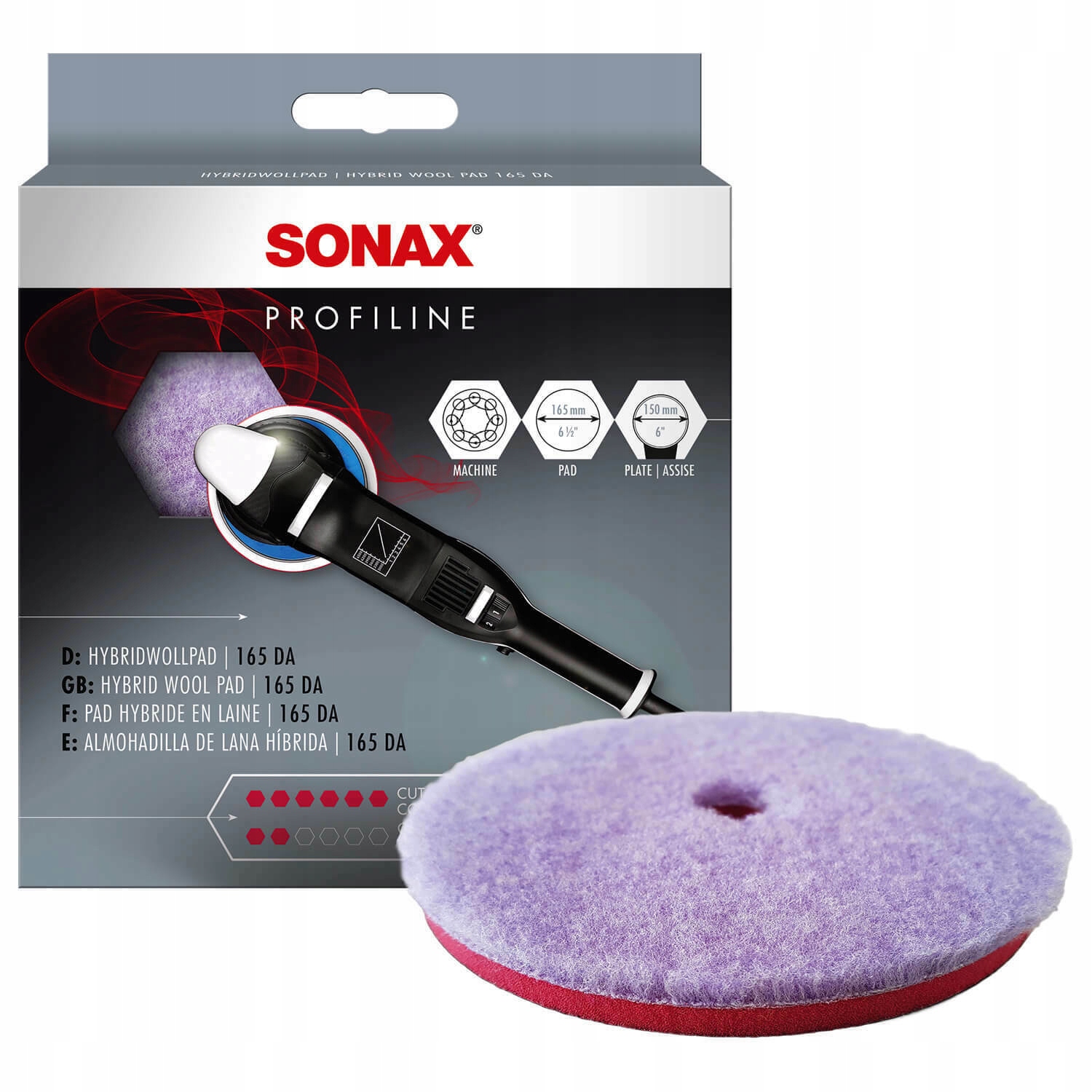 SONAX Hybrid Wool Pad HybridWollPad 143 DA