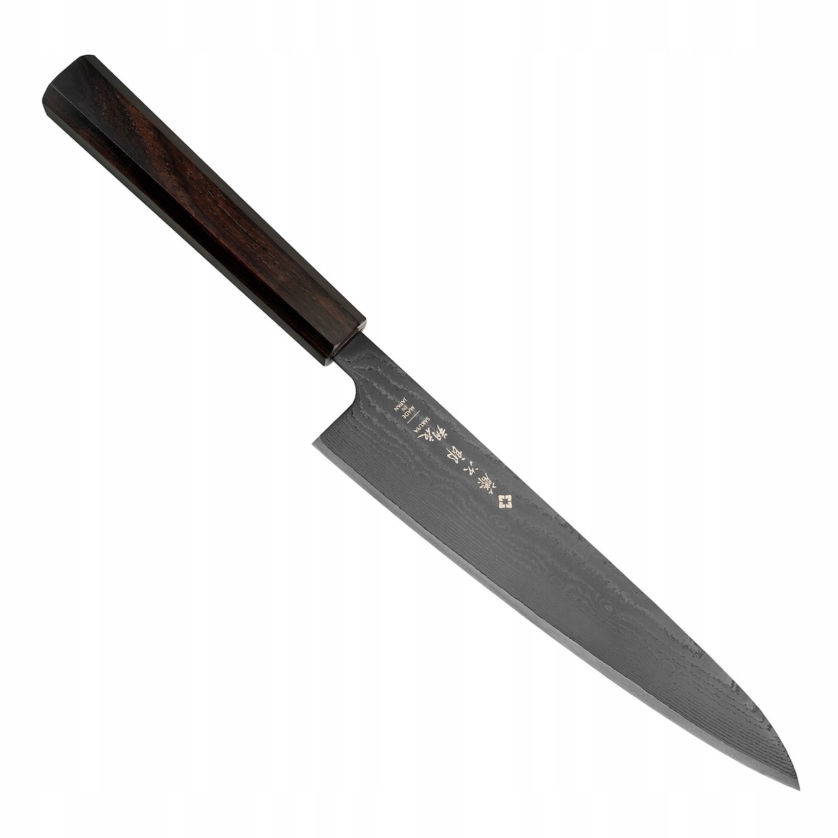 Tojiro Sakuya Black VG-10 Damascus Japonský kuchynský nôž šéfkuchára 21 cm