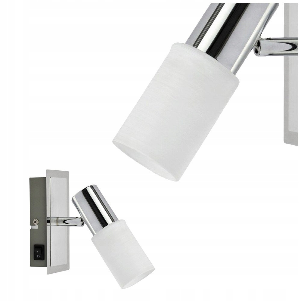 

Reflektor ścienny kinkiet z włącznikiem chrom