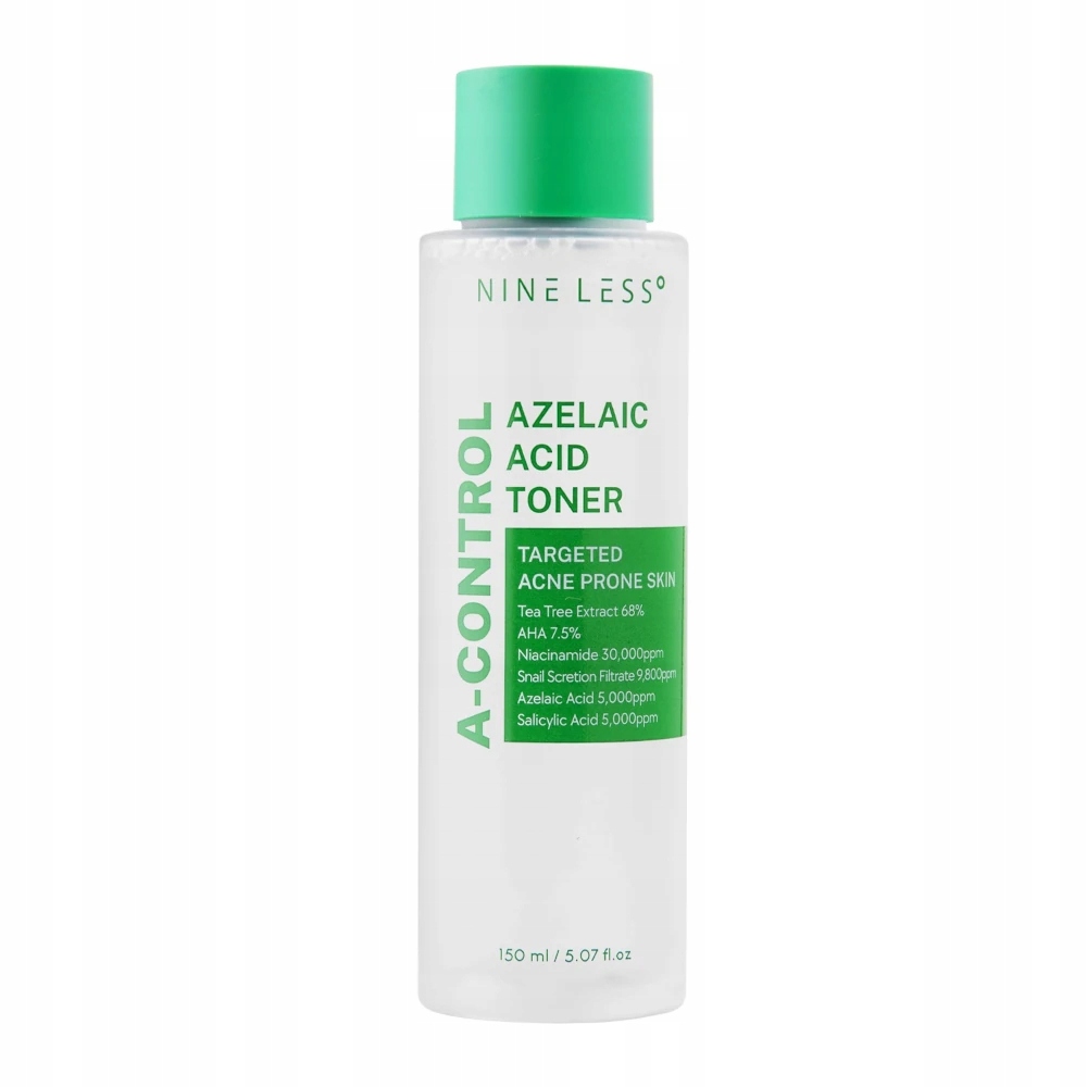 Nine Less A-Control Azelaic Acid Toner – tonikum s kyselinou azelaovou 150 Ml