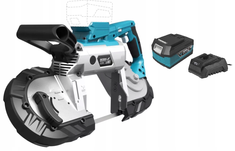 Dedra Akumulátor 4AH Sada pro řezačku kovů DED6902 127mm 18V