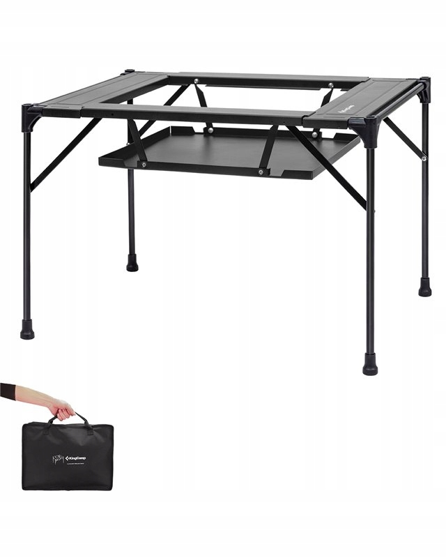 King Camp Kempingový multifunkční stůl Loess C10 s Al deskou 61 x 42 cm