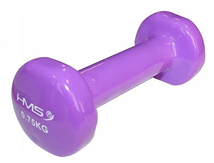 Hantelka Hantla Żeliwna Pokryta Winylem Do Ćwiczeń Fitness Treningu 0,75 kg