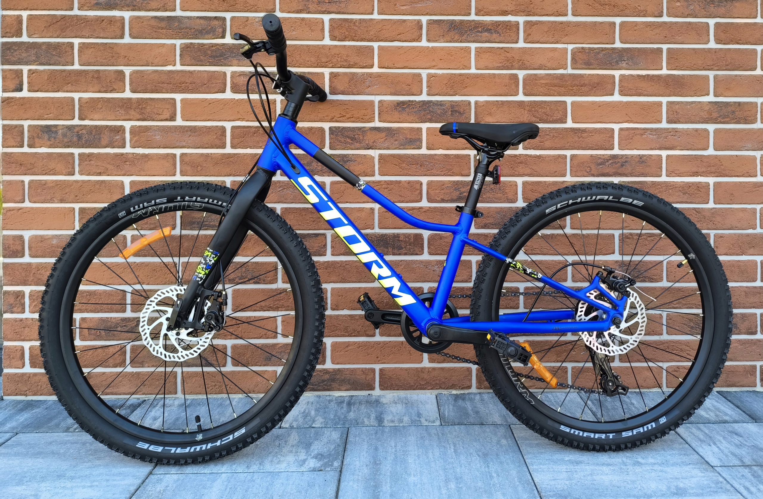 Rower Storm Rocky 2D 24" tarcze, Shimano, rama 11 cali niebieski