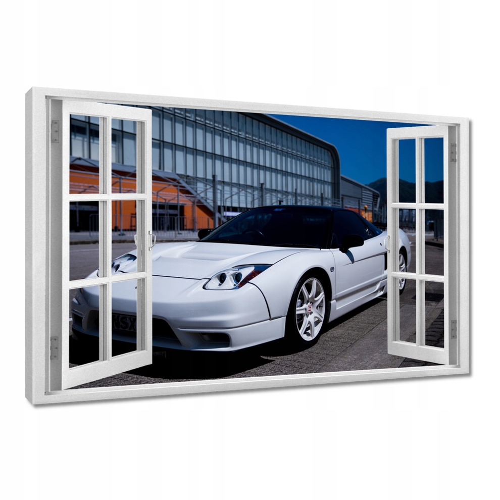 

Obrazy 120x80 Honda Nsx Biały samochód