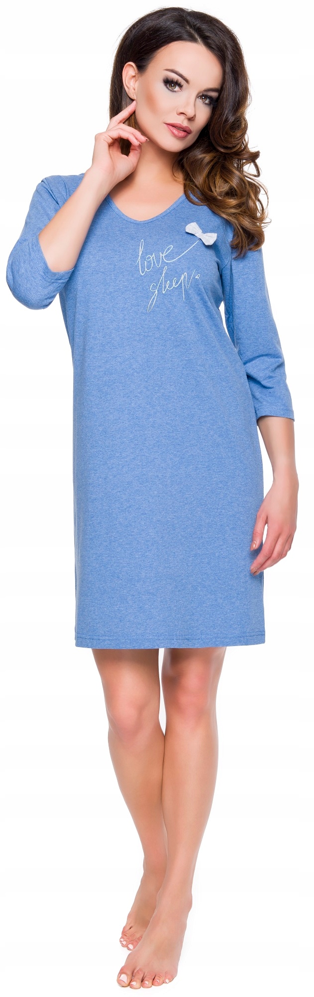 BAWEŁNIANA KOSZULA NOCNA - RĘKAW 3/4 BAWEŁNA XXL Marka Taro