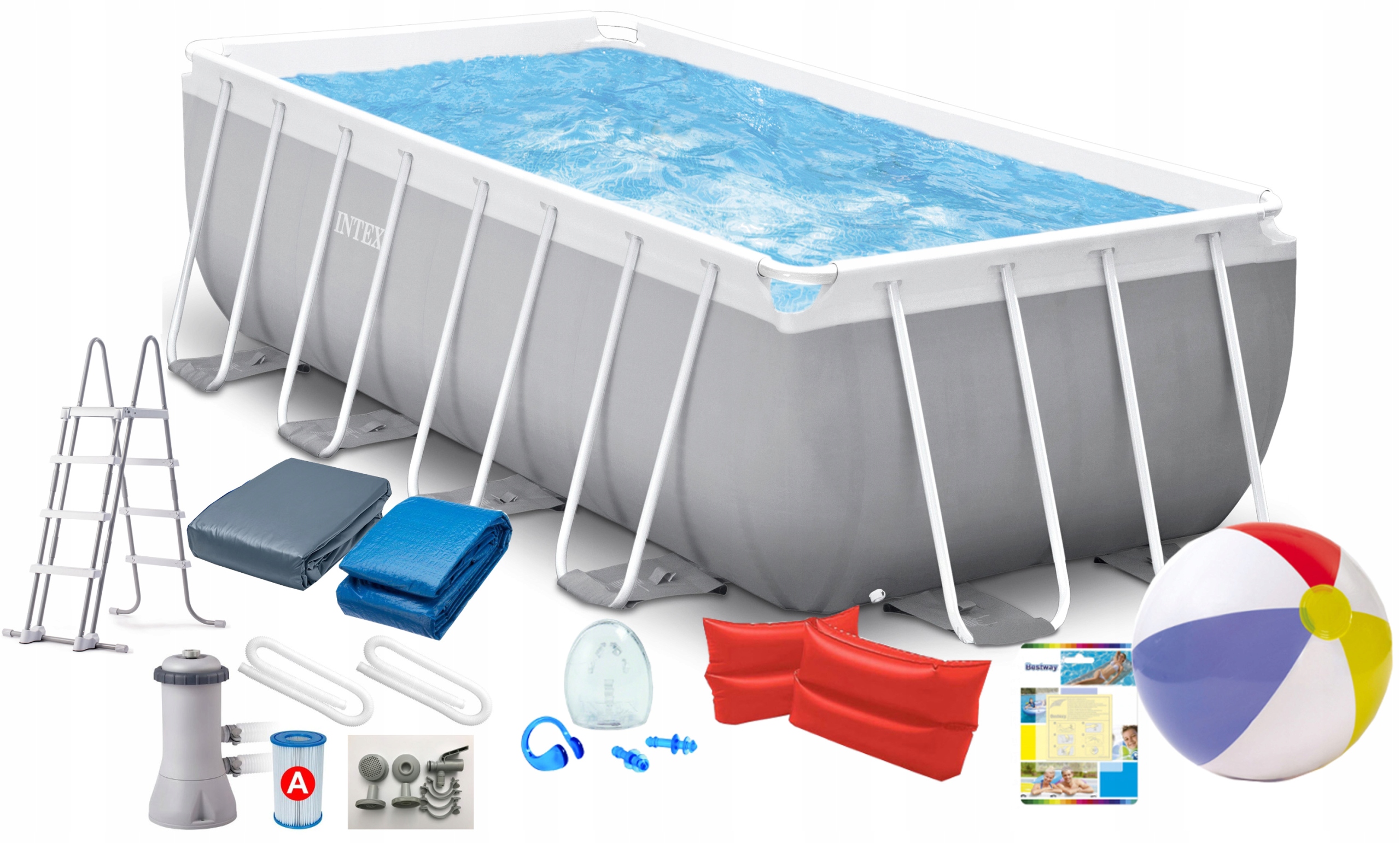 

26790 Basen Ogrodowy Intex 13w1 400x200x122 cm