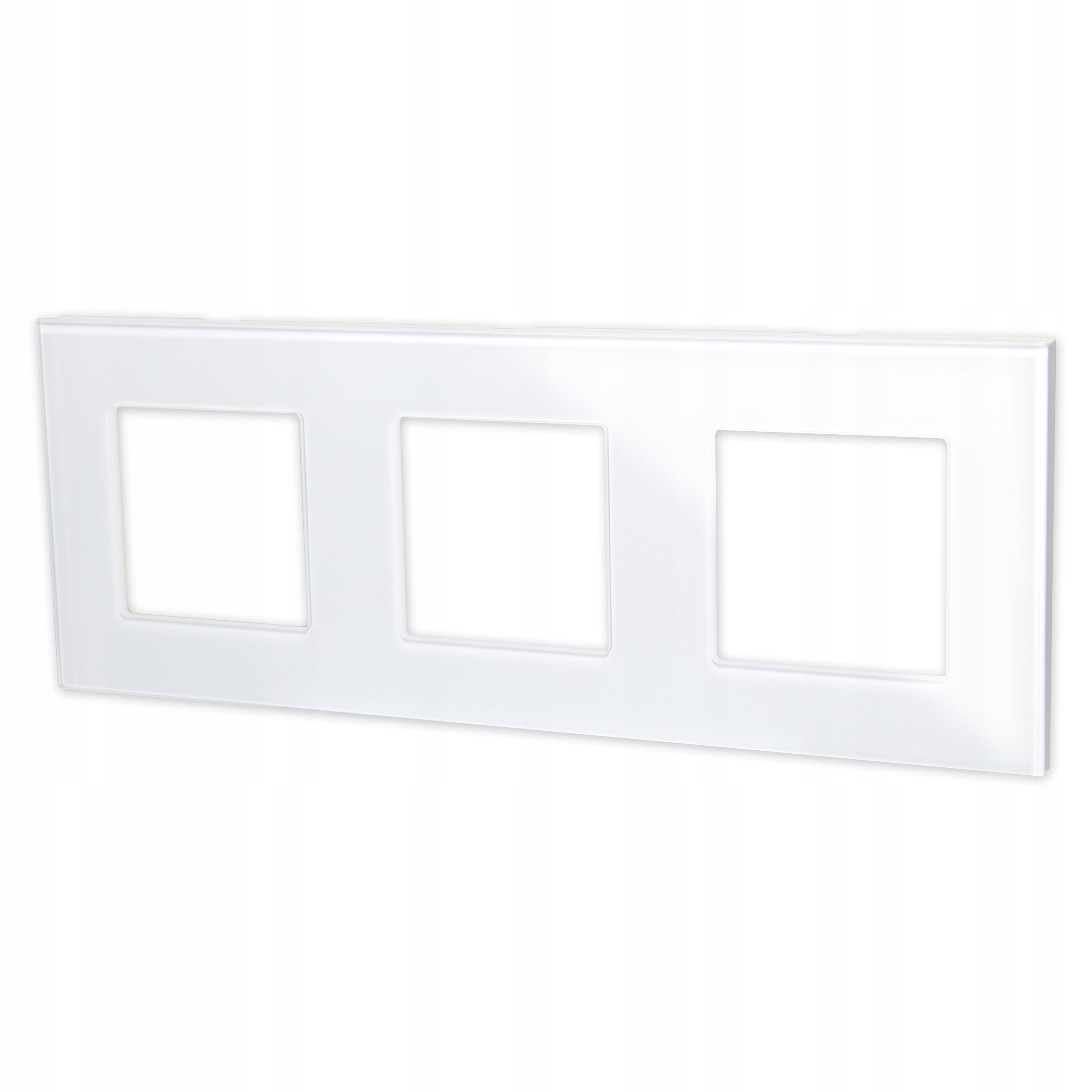 

Ramka Szklana Gniazda elektrycznego potrójna