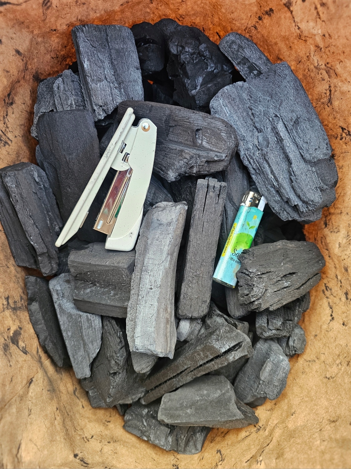 Gastronomické dřevěné uhlí 10 kg Bieszczadzki Grubyyy Bbq grill