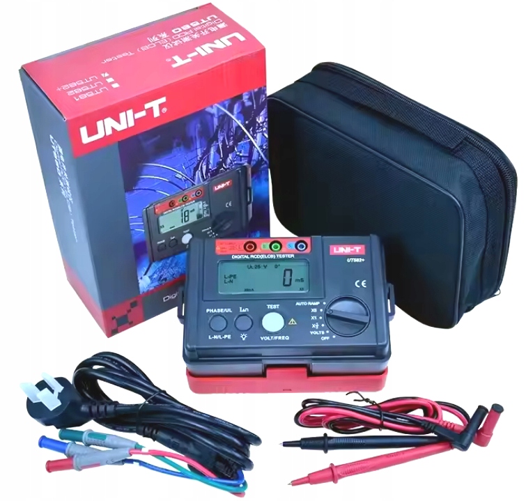 Digitálny tester vypínačov Rcd Uni-T UT582+ Plus Etui