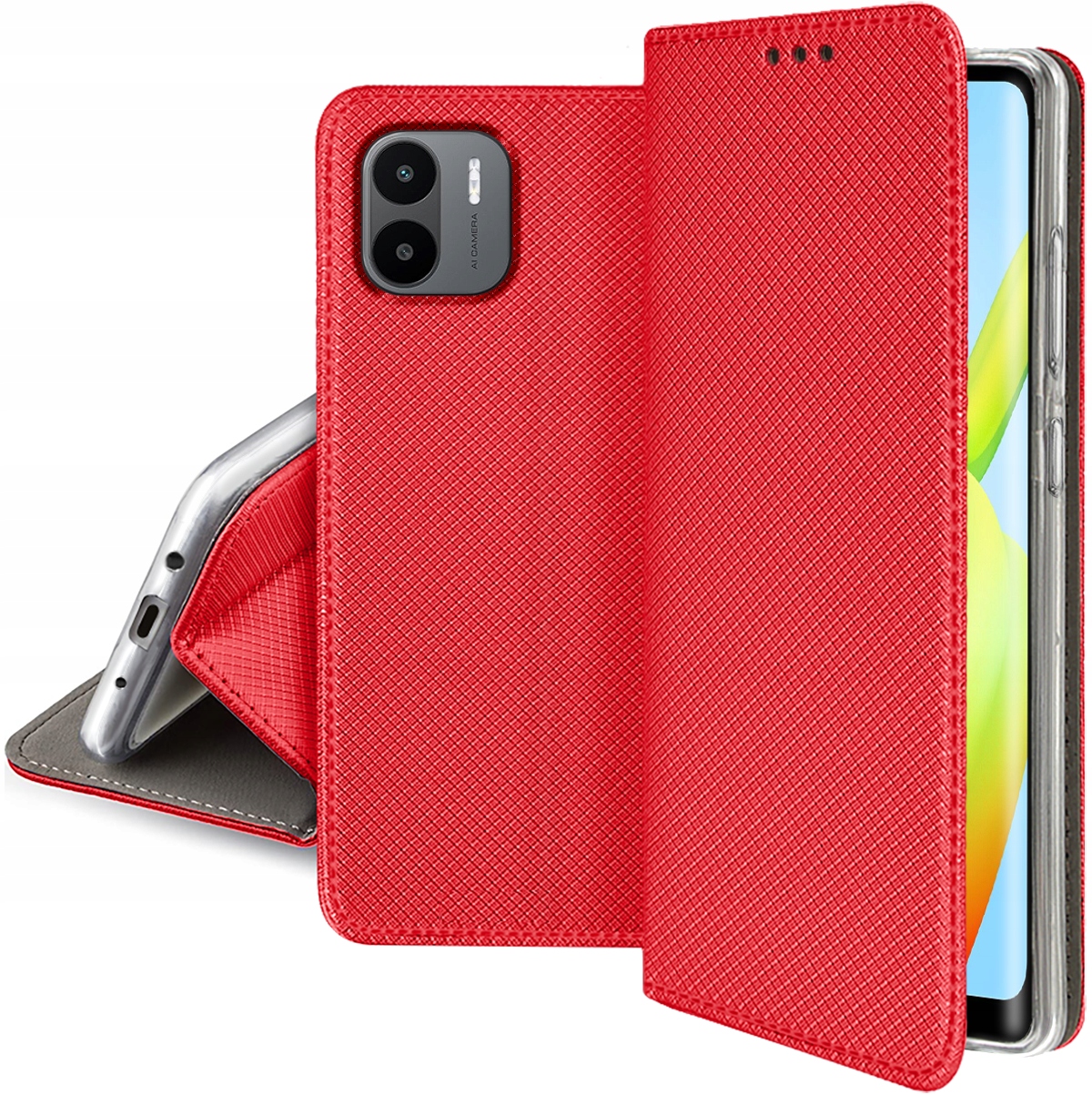 

Etui do Xiaomi Redmi A1 4G Smart Magnet Szkło 9H