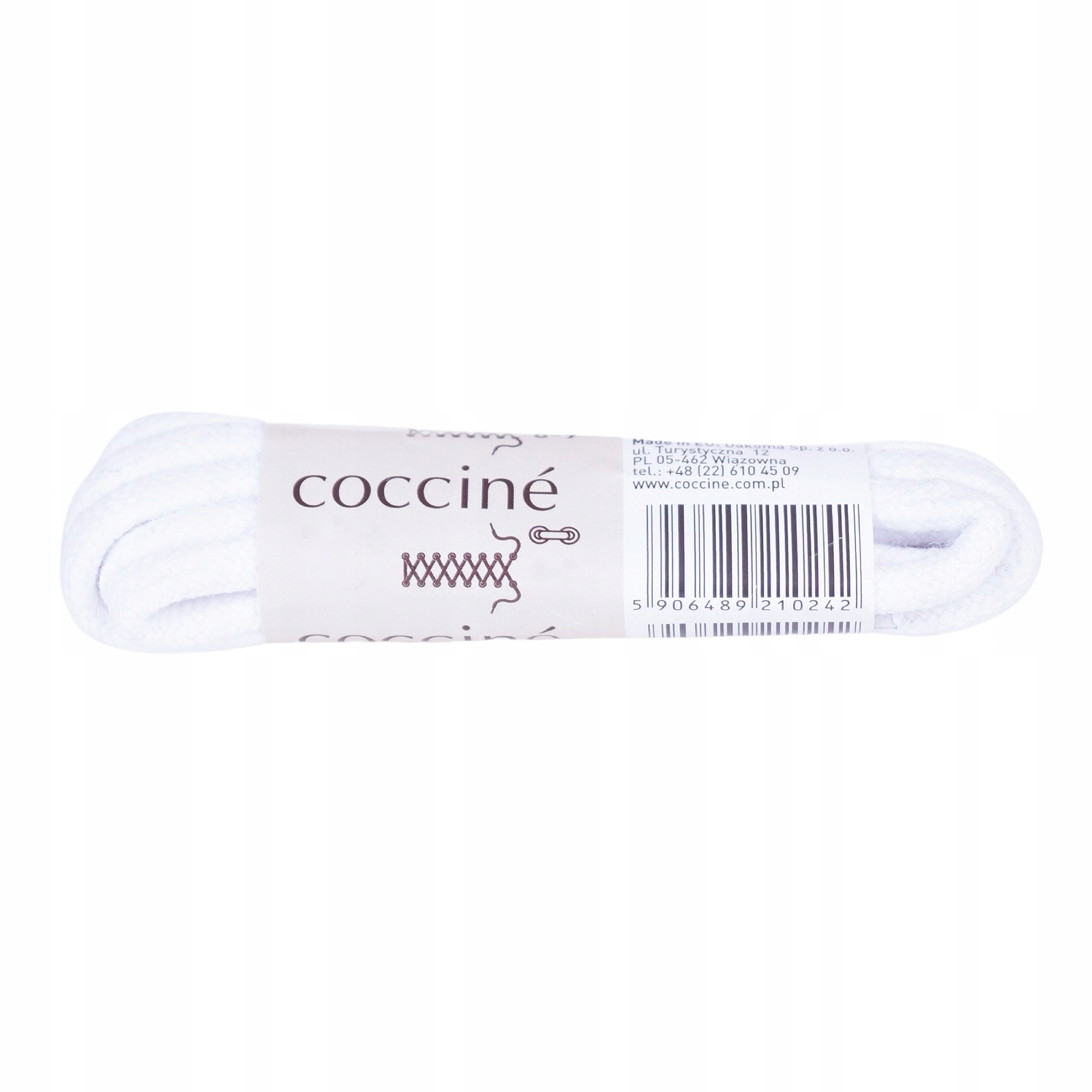 

Okrągłe Sznurówki Białe Marki Coccine 120 cm