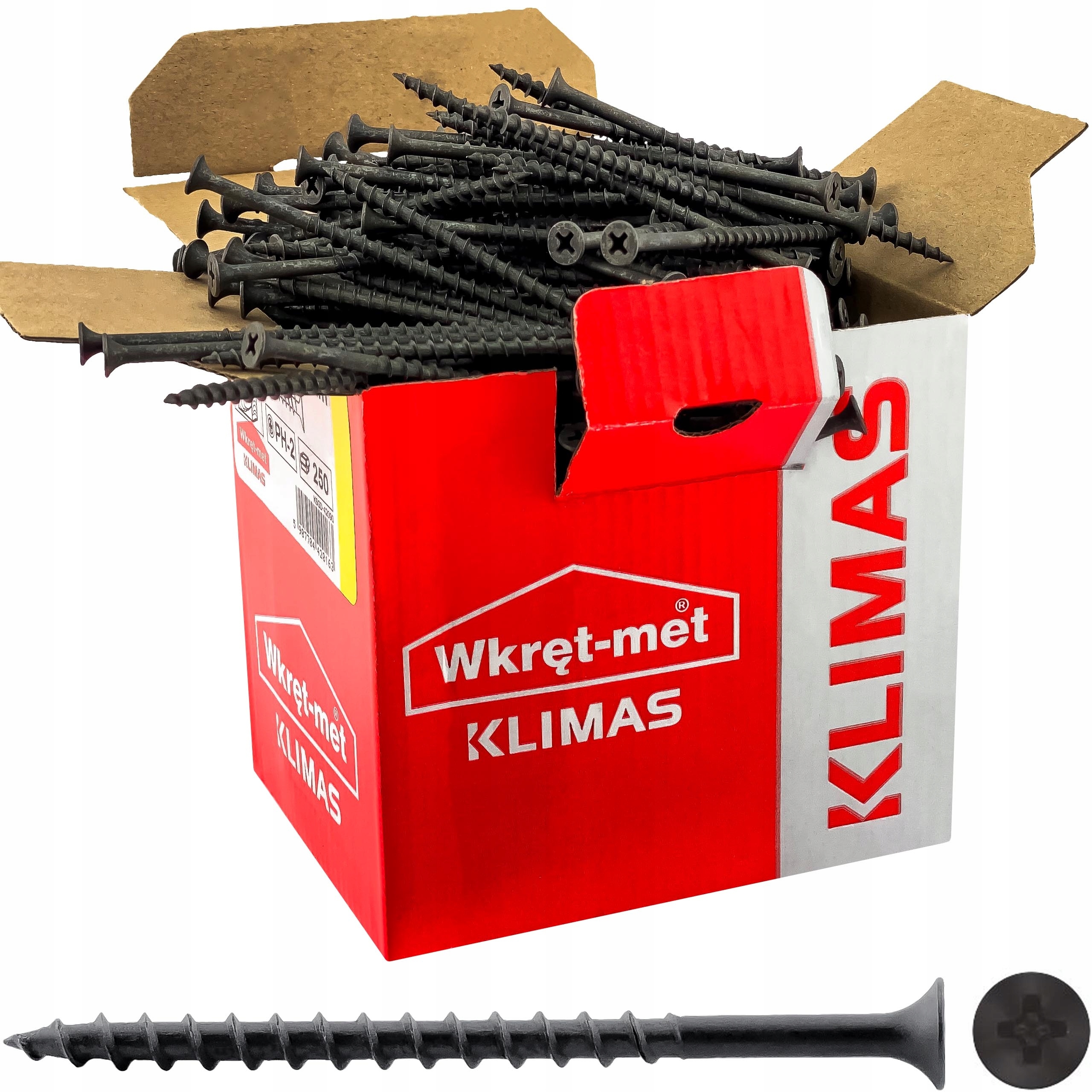 

Wkręty do drewna karton gipsu gk 4,2x70mm 250 szt.