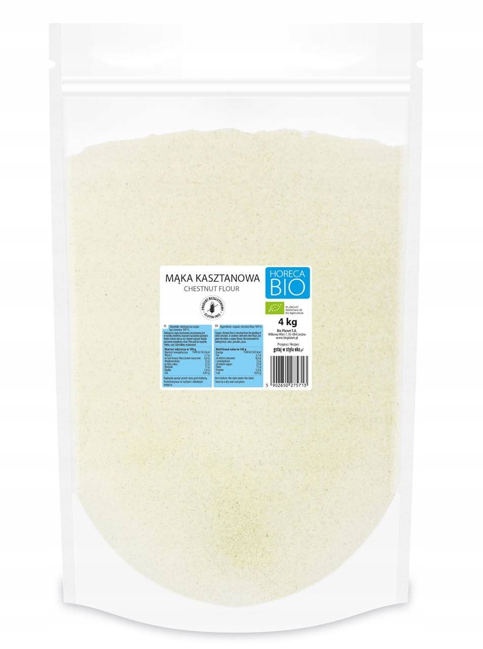 Kaštanová Bezlepková Mouka Bio 4 kg Horeca