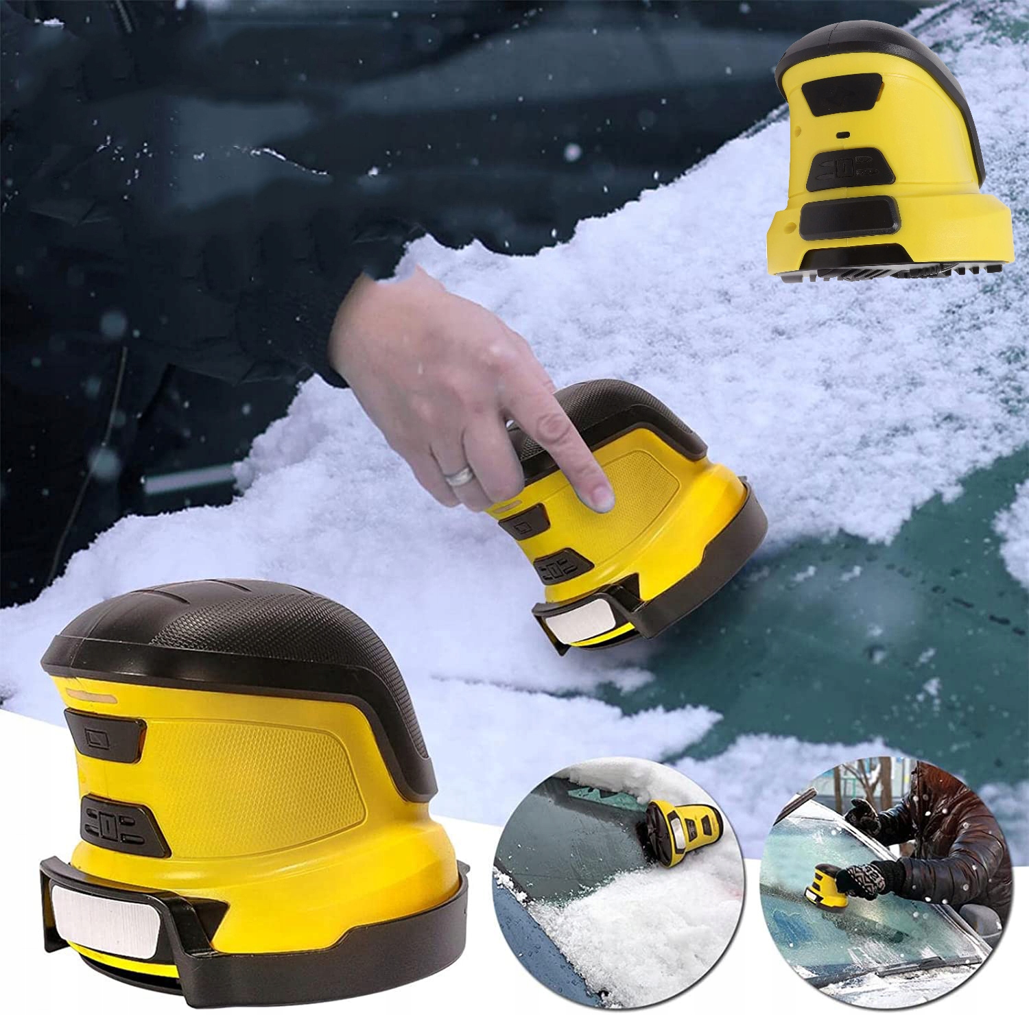 SKROBACZKA ELEKTRYCZNA DO SZYB USB EDI 4 Producent bez marki