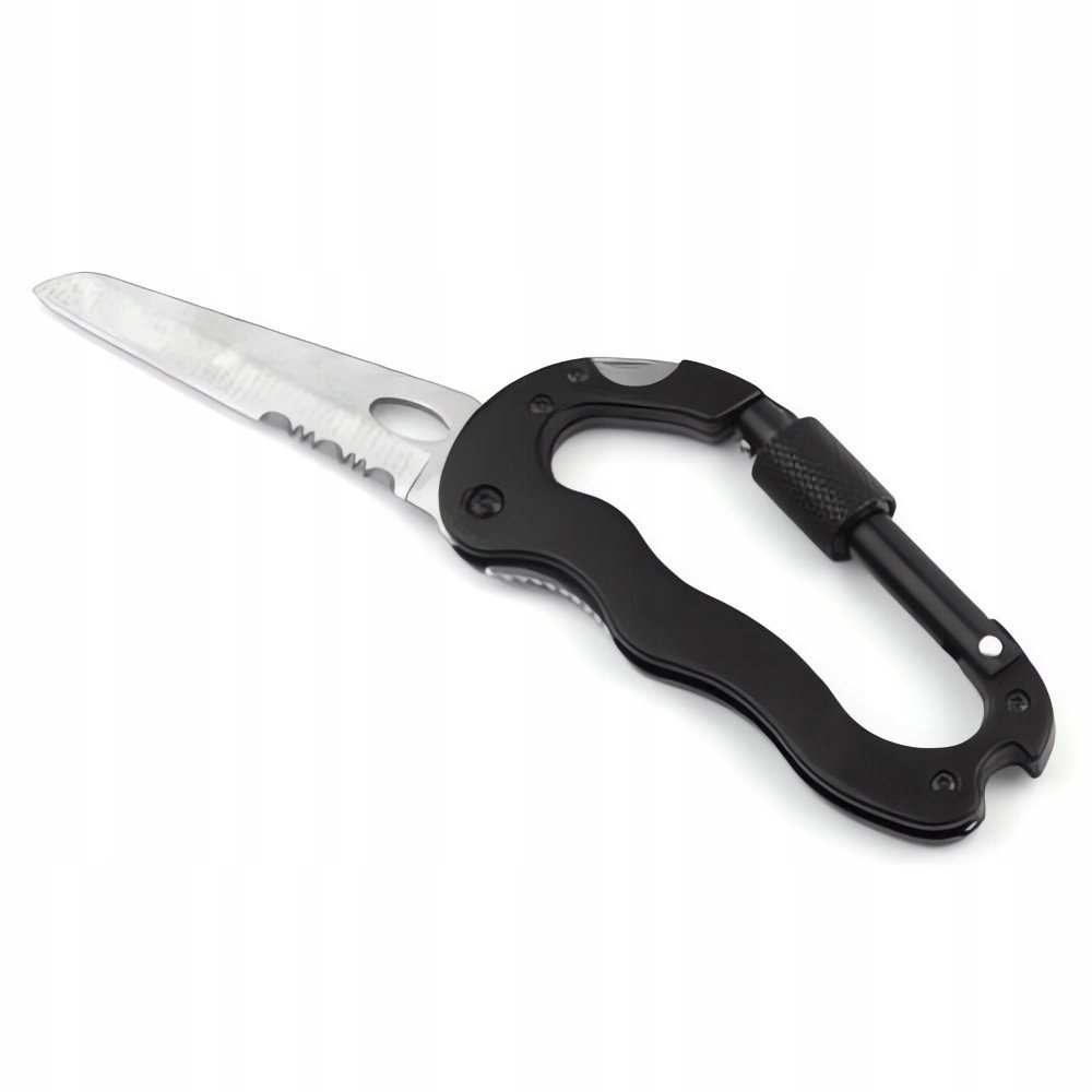 KARABIŃCZYK WIELOFUNKCYJNY 5w1 NÓŻ CZARNY SOLIDNY WYTRZYMAŁY TAKTYCZNY Liczba dodatkowych narzędzi 0