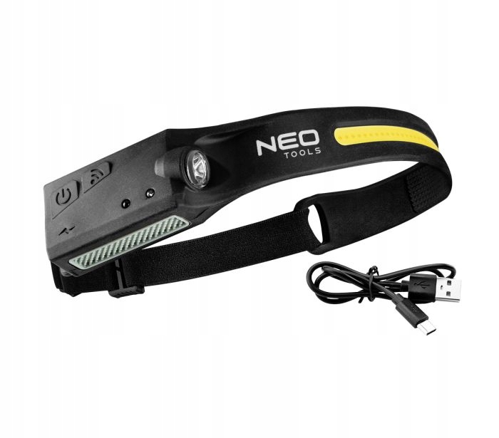 LATARKA CZOŁOWA LED BELT 2W1 99-097 NEO TOOLS