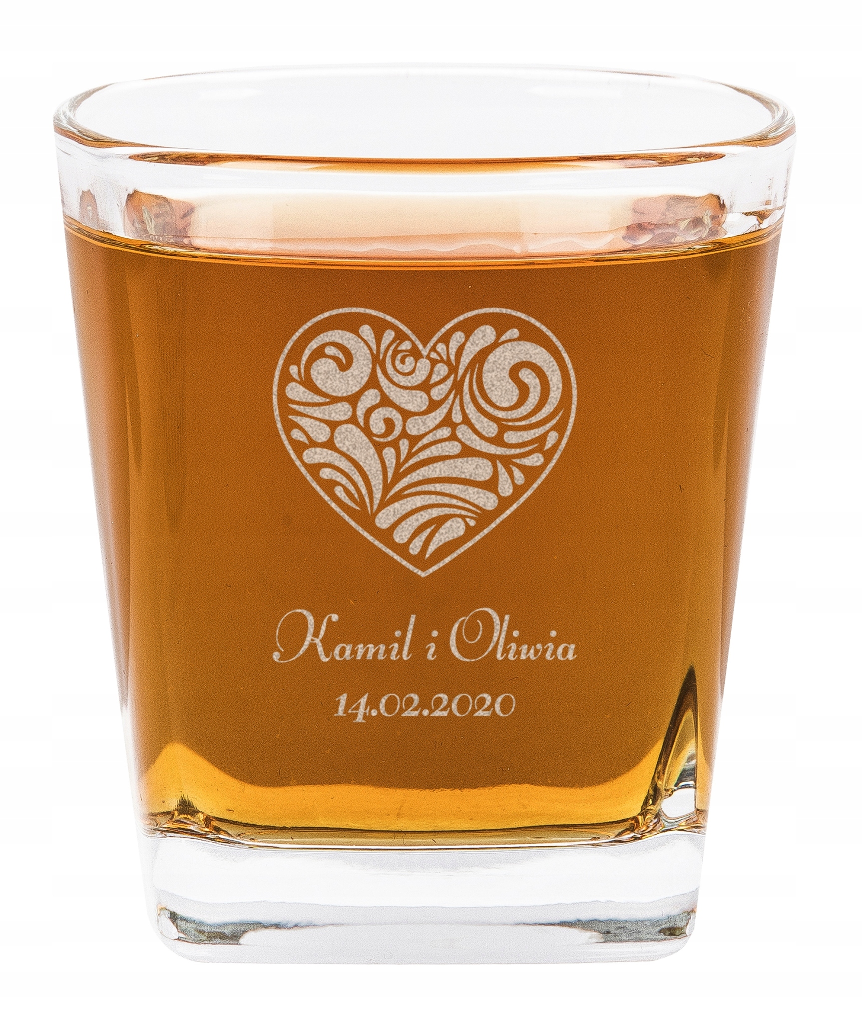 

Szklanka Do Whisky grawer Na Walentynki