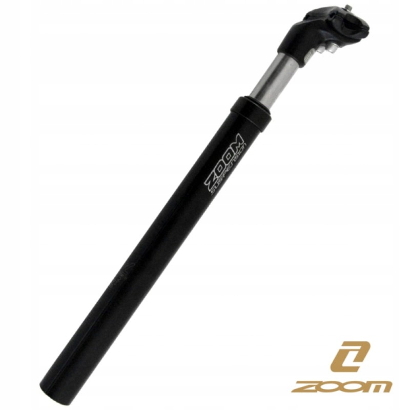 Sztyca ZOOM SP-405 30,9 mm ALU amortyzowana czarna