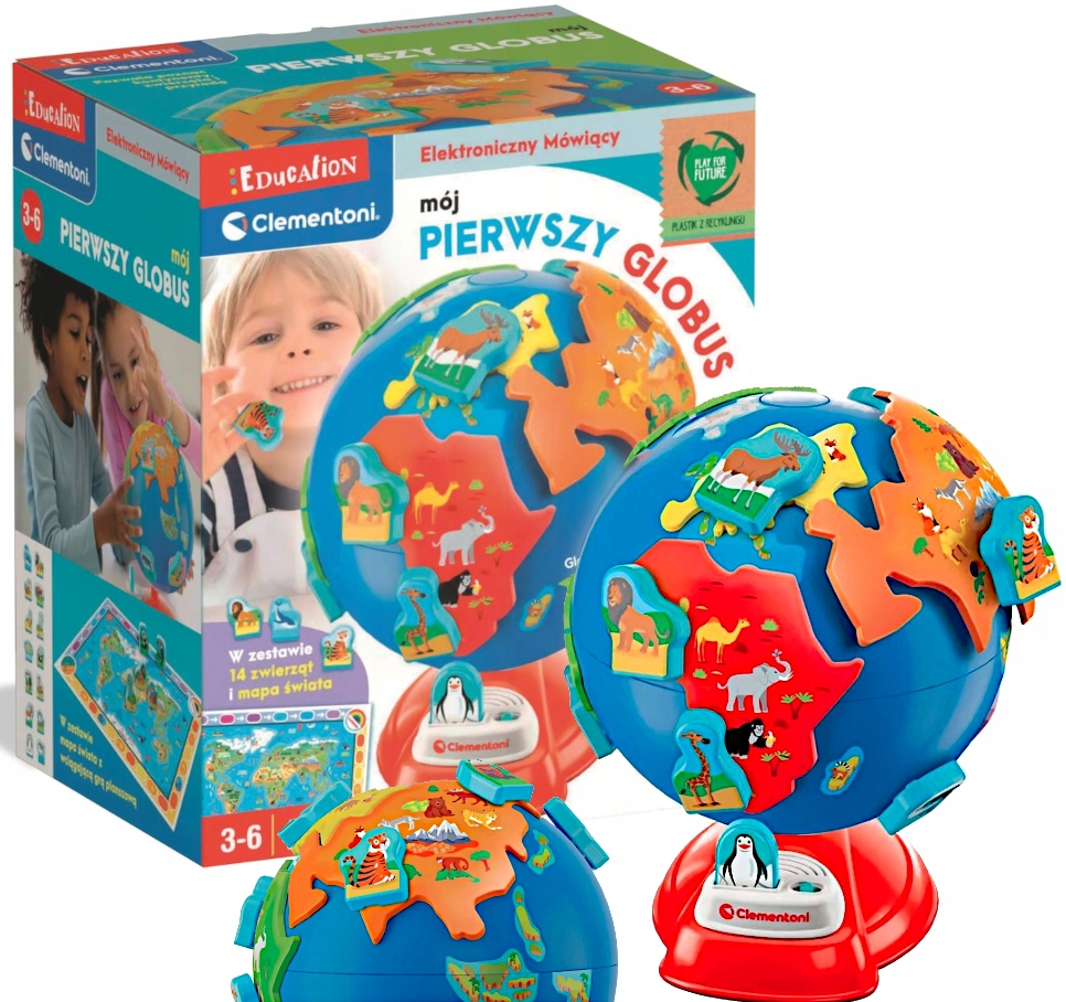 

Mój Pierwszy Globus Przedszkolaka Interaktywny Cle