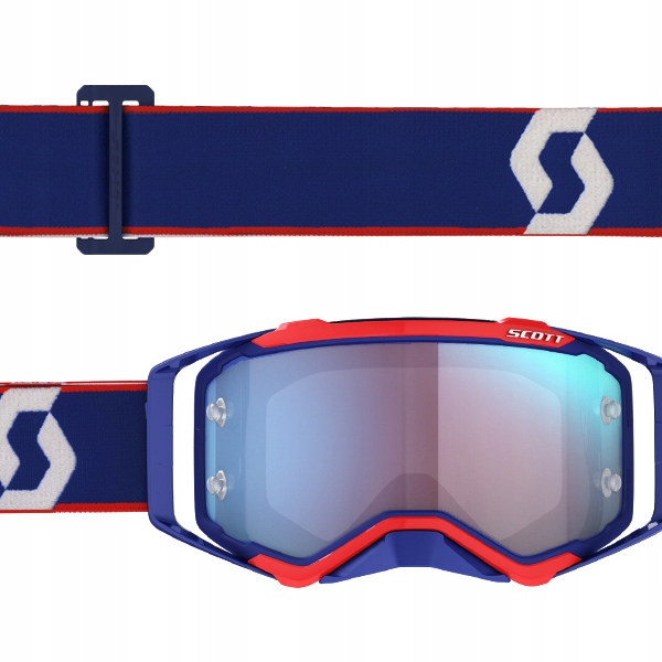 SCOTT Gogle PROSPECT czerwone niebieskie lustro