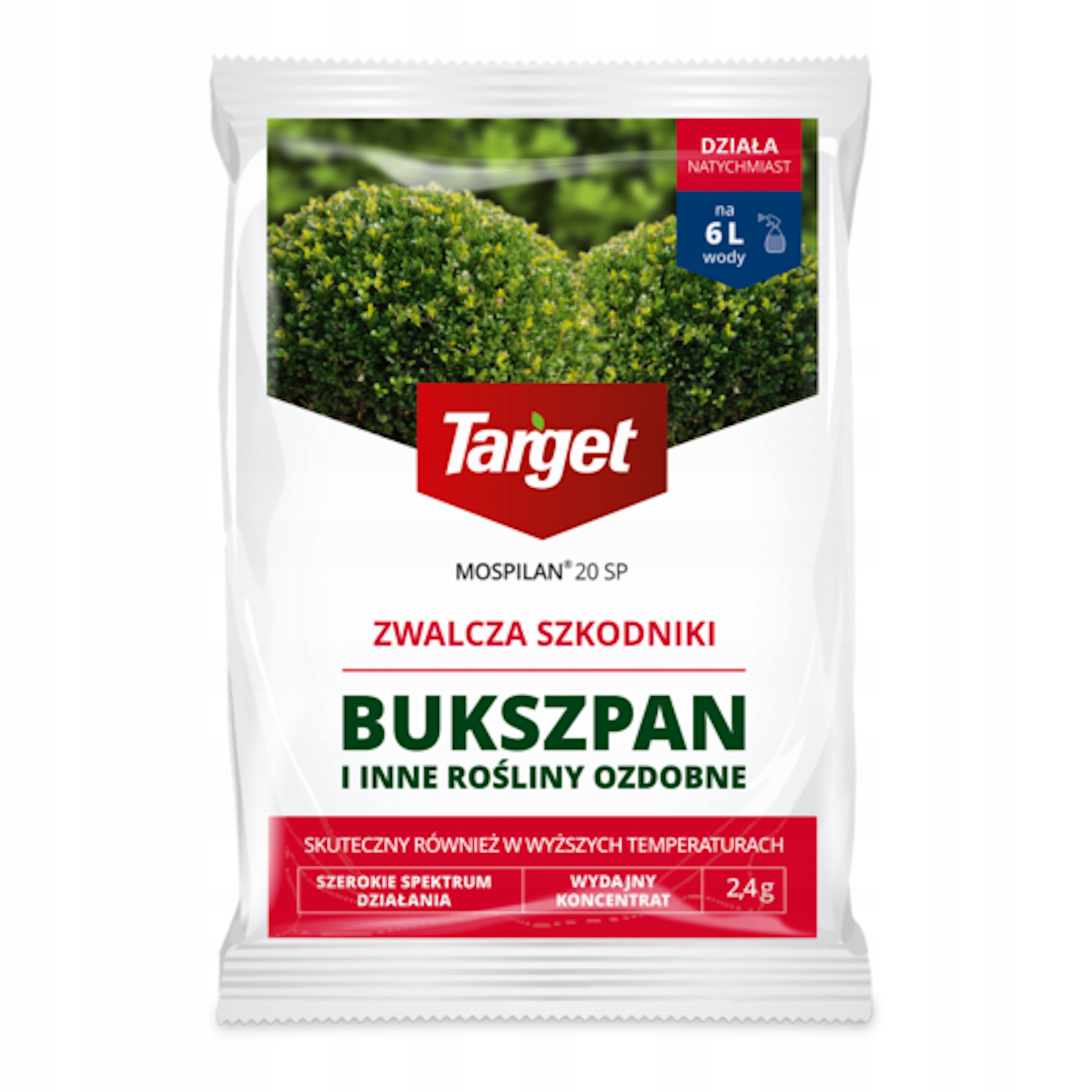 

Mospilan 20SP Bukszpan 2,4G Target