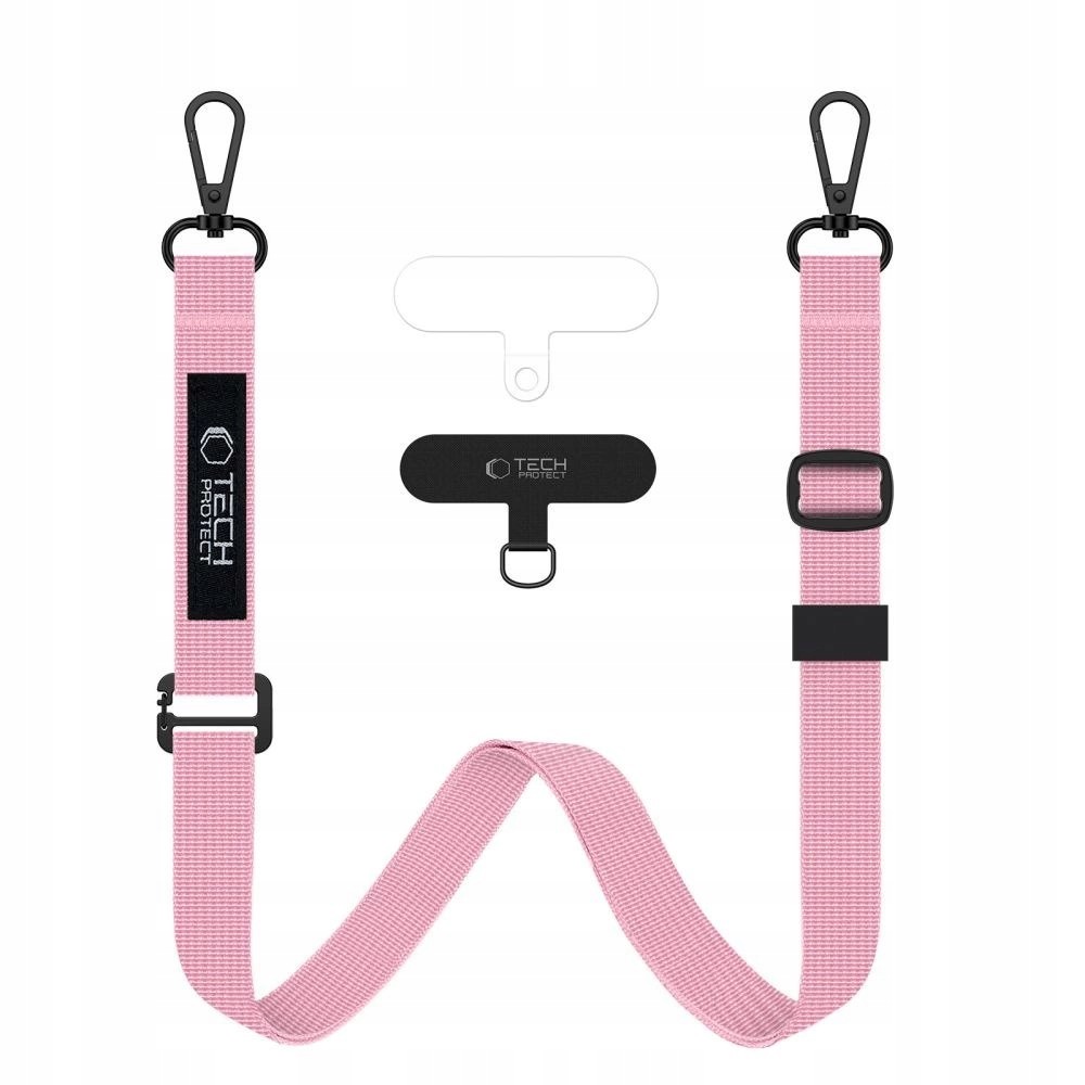 Smycz Tech-Protect C65 Rope Crossbody różowa