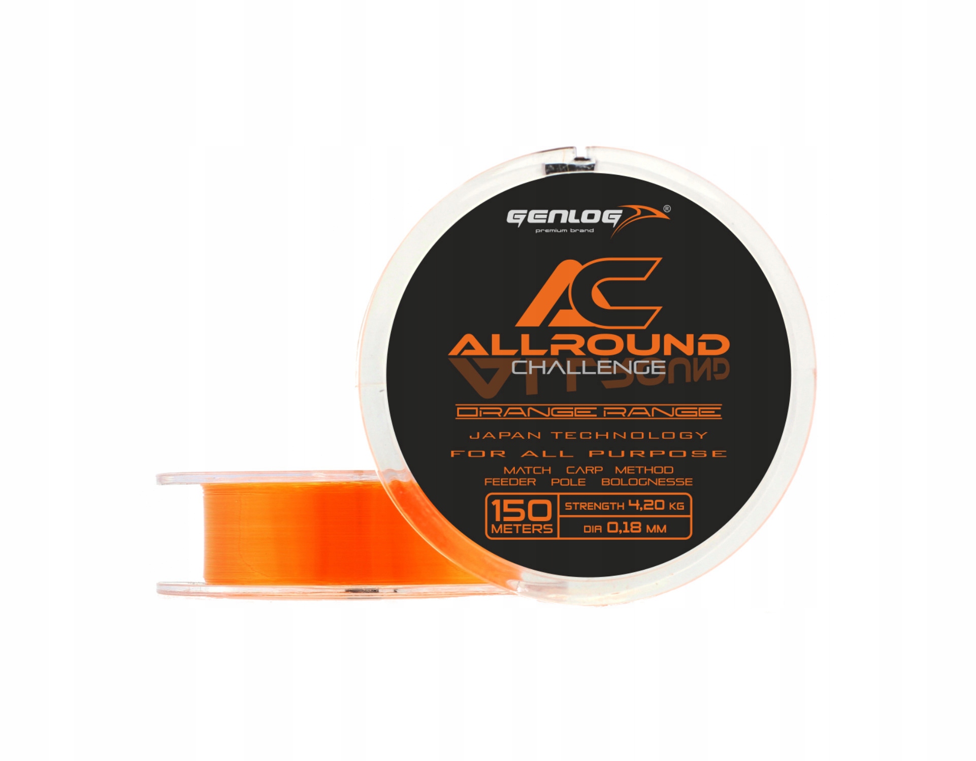 Żyłka Genlog Allround Orange Range 150m-0,30mm