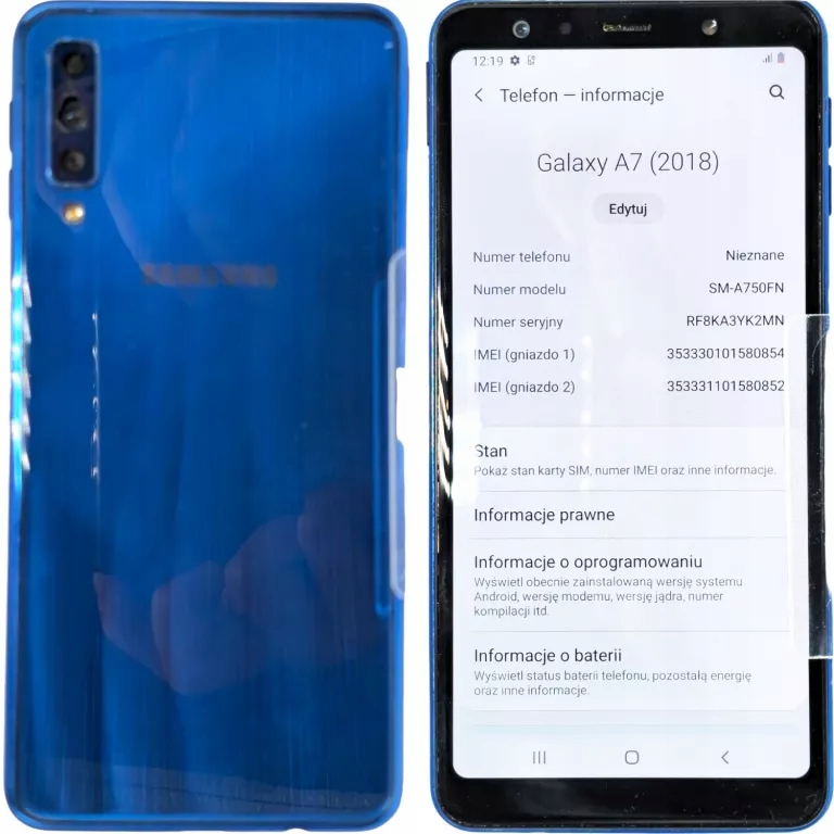 Samsung Galaxy A7 本体 64GB Galaxy A7 64gb - Niska cena na Allegro