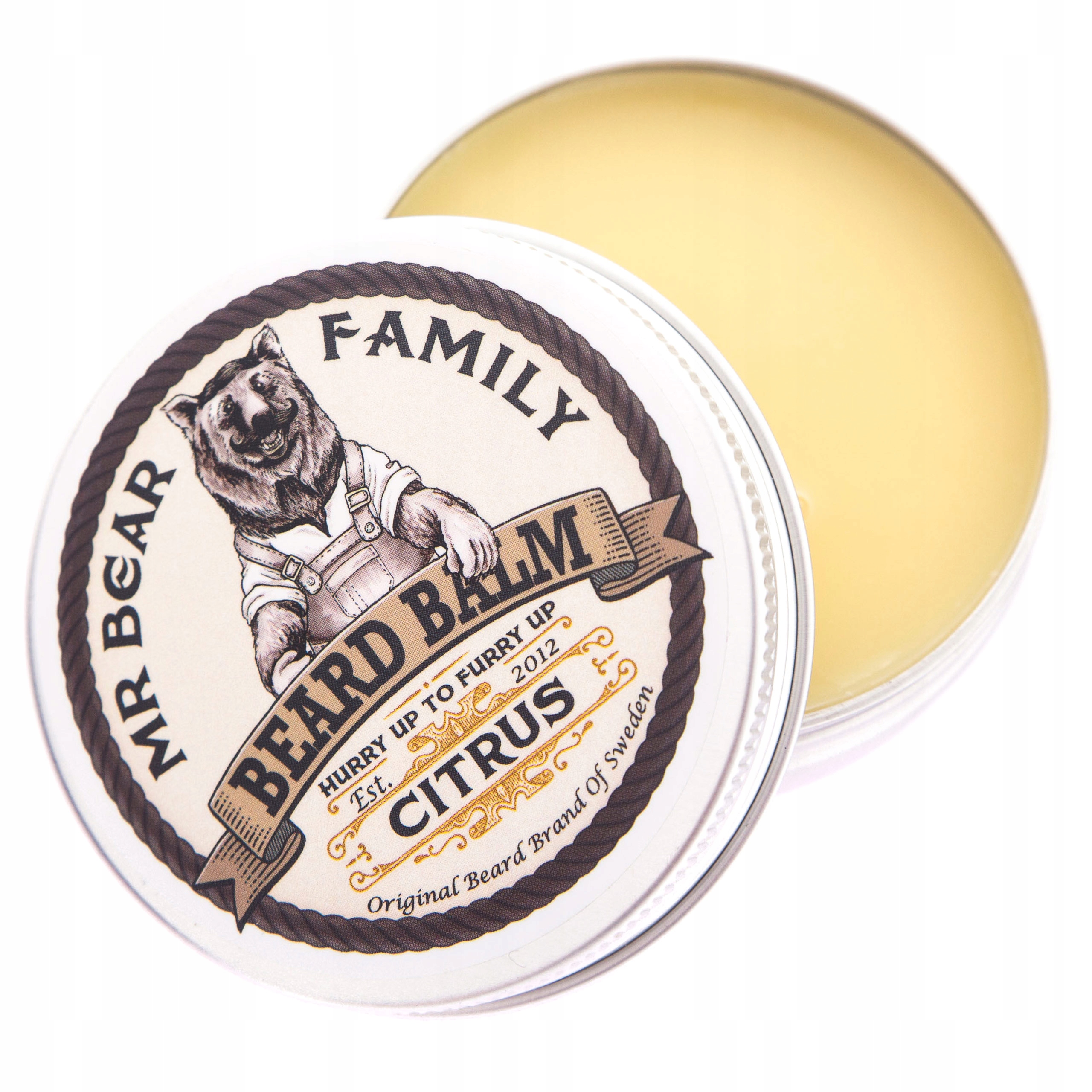 Mr Bear Family Vyživující hydratační balzám na vousy Citrus 60 ml