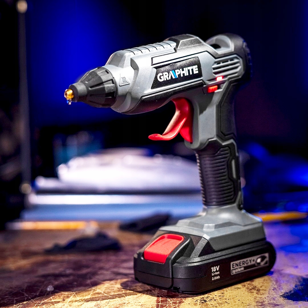 PISTOLET DO KLEJU NA GORĄCO KLEJ AKUMULATOROWY Marka Graphite