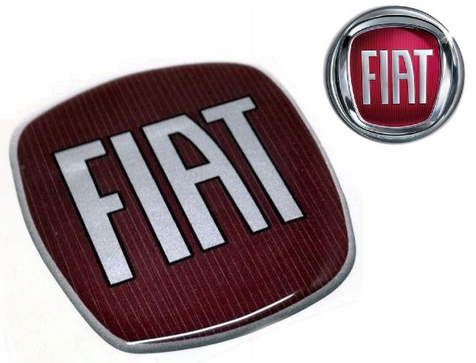 

Fiat 85mm znaczek logo embl. reperaturka przód tył