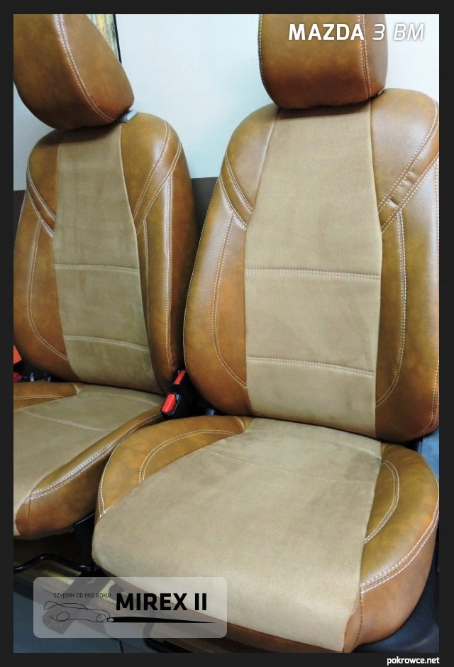 Pokrowce ze skóry i alkantary Mazda 3 BM BN Rodzaj Dedykowane