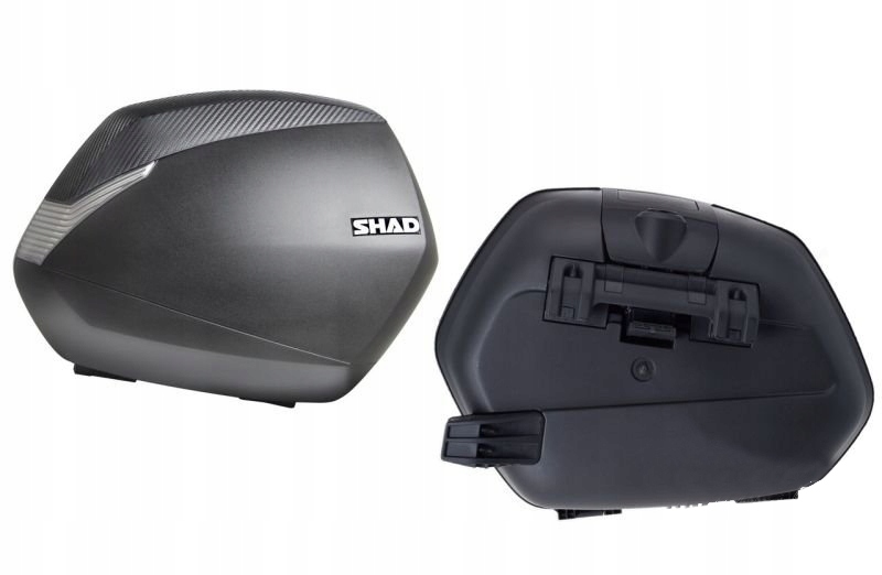 Boczne kufry motocyklowe SHAD SH36 36 L 2 szt. Głębokość produktu 38 cm